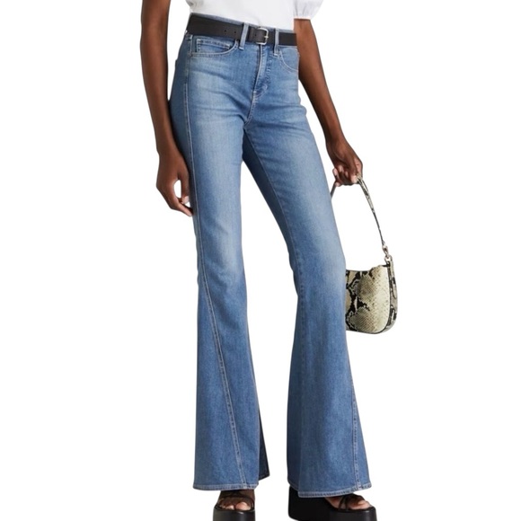 Veronica Beard Denim - Veronica Beard Sheridan Exaggerated Flare High Rise Jeans
